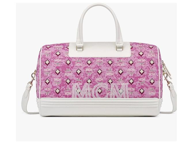 MCM der Ottomar Weekender Pink Weiß - Ansicht 6