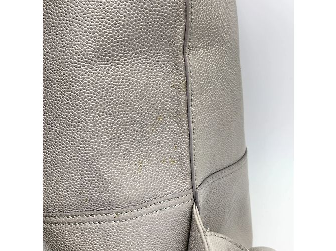 Thom Browne Grey Pebble Grain Leather Classic Backpack Bag - view 9