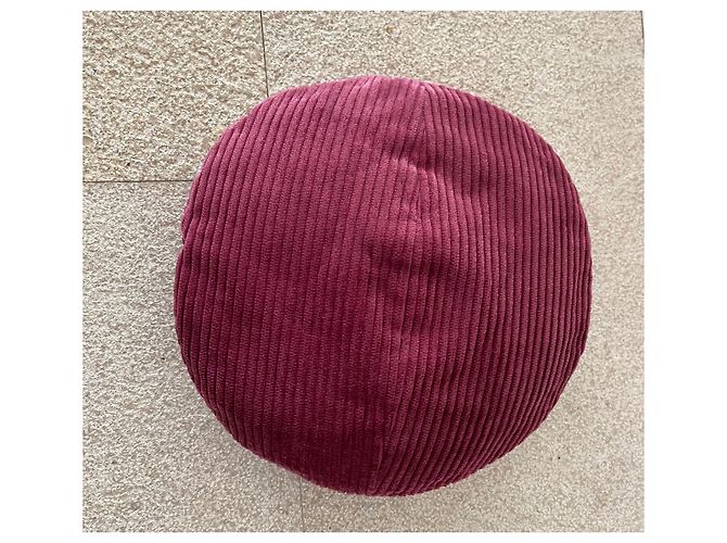 Maison Michel Berretto New Billy viola lampone velluto a coste cotone - S. M - vista 2