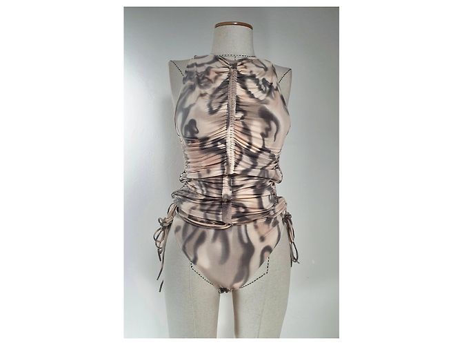Autre Marque Ensemble Body et Pantalon Materielles Tbilisi Multicolore - vue 7