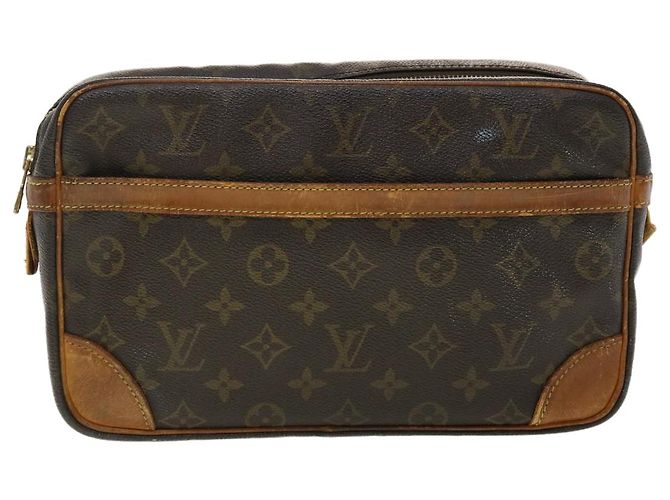 Louis Vuitton Monogram Compiegne 28 Pochette M51845 LV Aut 40466 Monogramma - vista 13