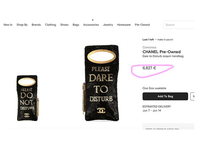 Chanel Rara borsa con paillettes Dare To Disturb Nero - vista 14