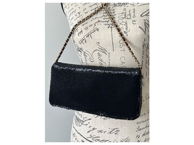 Chanel Rara borsa con paillettes Dare To Disturb Nero - vista 9