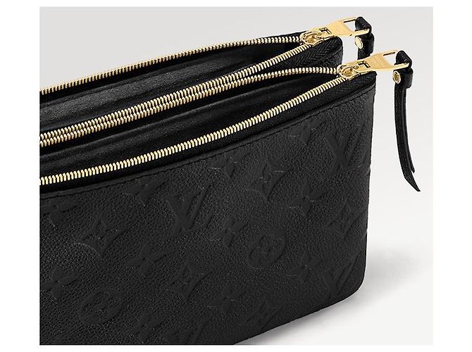 Louis Vuitton Pochette con zip foderata LV novità Nero - vista 3