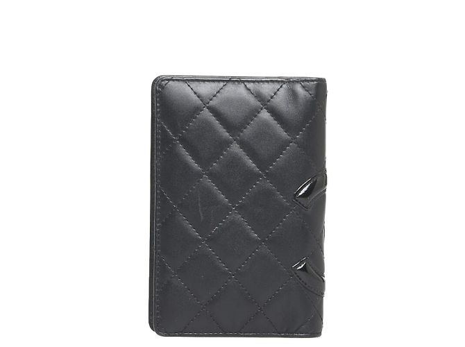 Chanel Funda de agenda de piel acolchada Cambon Negro - vista 3