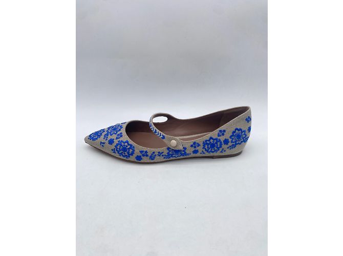 TABITHA SIMMONS Bailarinas T.UE 39.5 paño Azul - vista 2