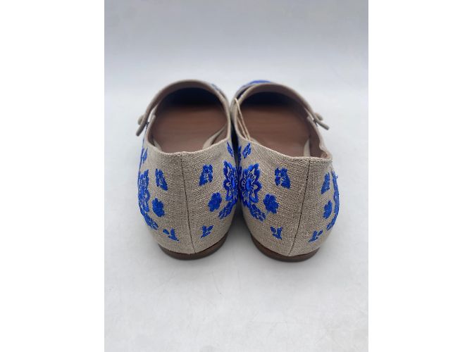 TABITHA SIMMONS Bailarinas T.UE 39.5 paño Azul - vista 6