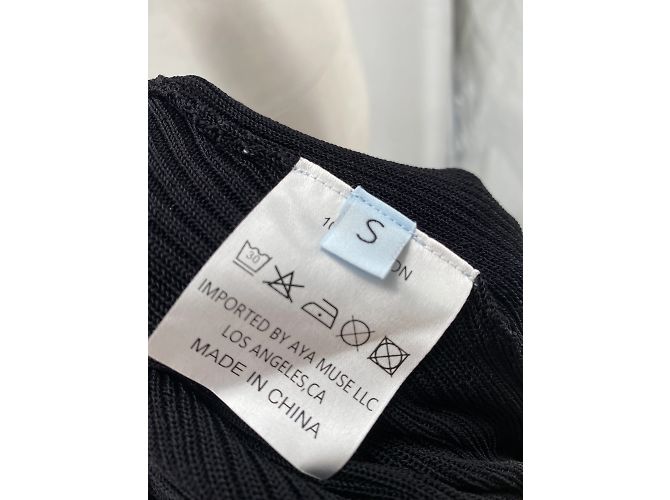 Autre Marque AYA MUSE Kleider T.International S Viskose Schwarz - Ansicht 6
