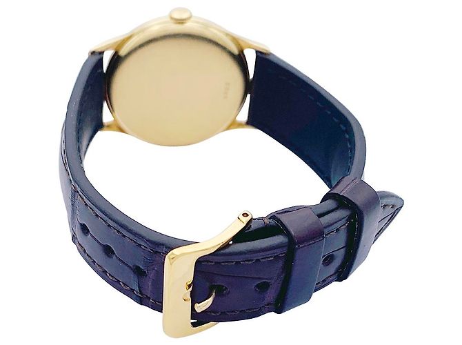 AUDEMARS PIGUET UHR, "Klassisch", gelbes Gold, cuir. - Ansicht 2