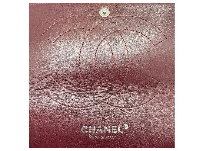 Borsa Chanel Timeless Chevron Jumbo in pelle caviar nera Nero - vista 8