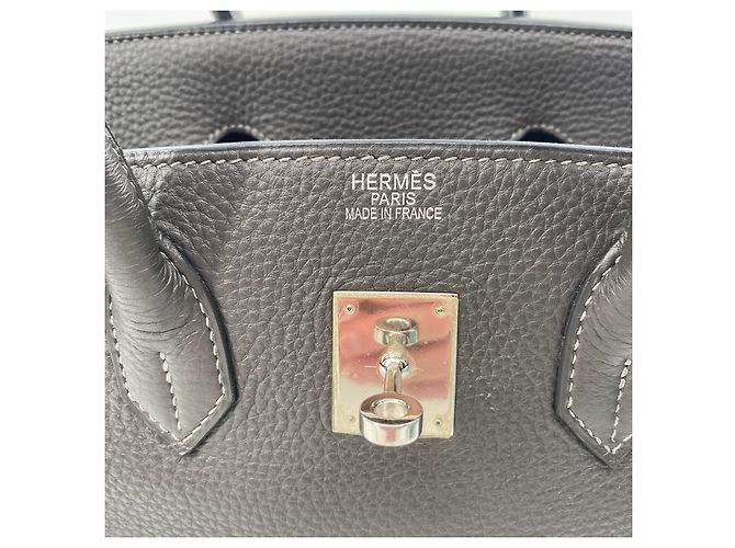 Hermès Birkin 35 Togo Leder Anthrazitgrau - Ansicht 8