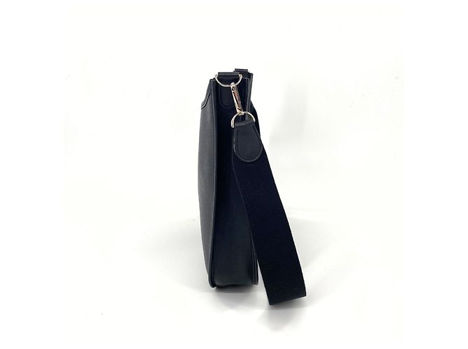 Hermès Evelyne PM schwarzes Courchevel Leder - Ansicht 3