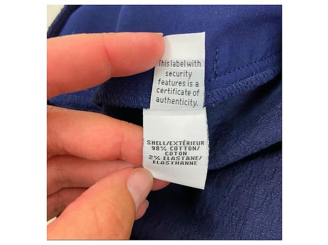 Diane Von Furstenberg Calça texturizada DvF Gwennifer Two Azul Azul marinho - vista 7