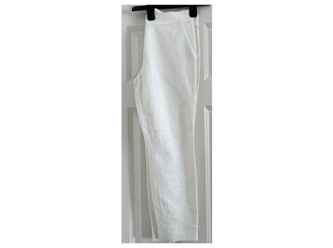 Diane Von Furstenberg Pantalón texturizado DvF Gwennifer Two blanco - vista 4