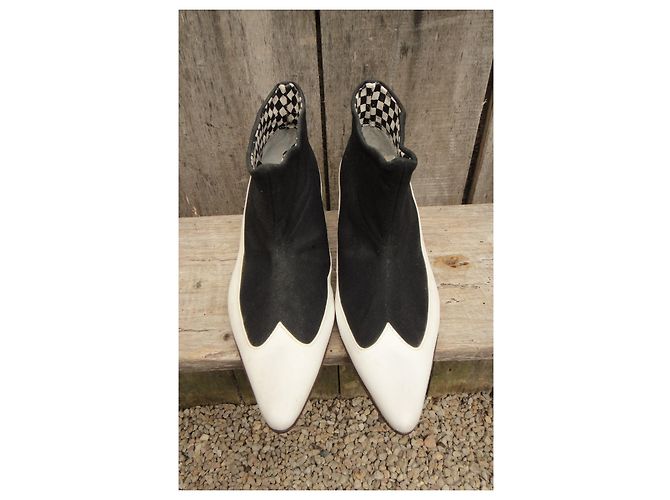 Autre Marque botines Buddhahood p 38 Negro Blanco - vista 3