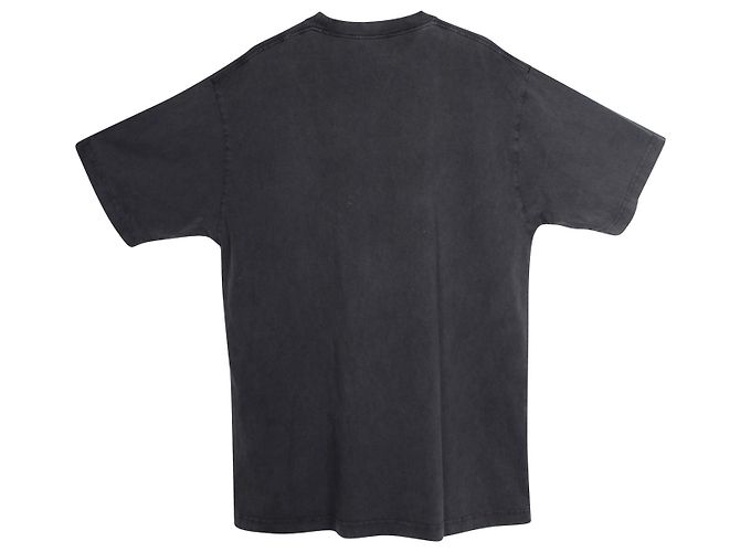 Everyday T-shirt con logo oversize Balenciaga in cotone grigio - vista 2