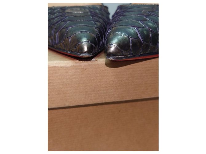Christian Louboutin Louboutin So Kate 120 Leder Dunkelgrau/Schwarze Farbe Anthrazitgrau - Ansicht 14