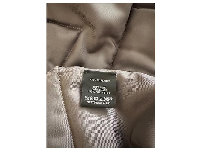 Stola Hermès oversize trapuntata in seta Multicolore - vista 4