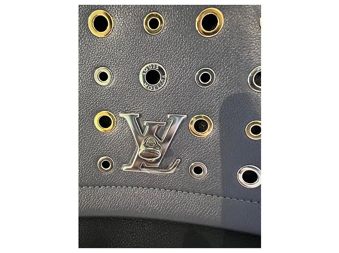 Louis Vuitton Bolsa Eyelet Lockme II de couro cinza escuro Cinza antracite - vista 4