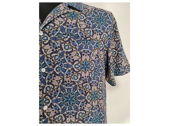Autre Marque Camicia a maniche corte in viscosa Multicolore - vista 2