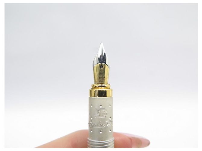 VINTAGE BUGATTI VERGOLDETER FÜLLFEDERHALTER MIT KARTUSCHEN VERGOLDETER FÜLLFEDERHALTER Golden - Ansicht 2