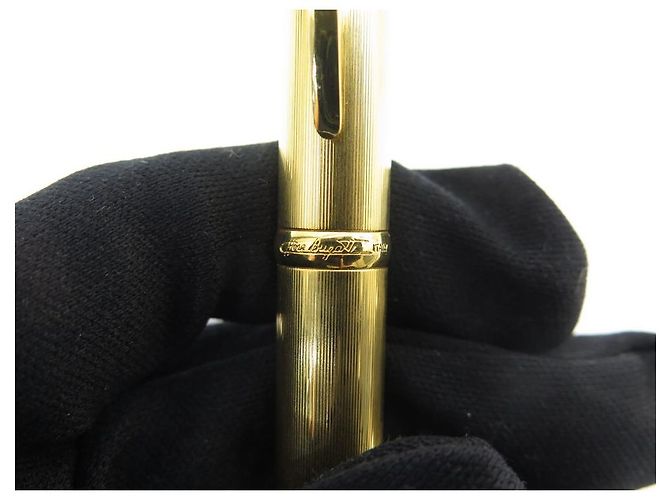 VINTAGE BUGATTI VERGOLDETER FÜLLFEDERHALTER MIT KARTUSCHEN VERGOLDETER FÜLLFEDERHALTER Golden - Ansicht 6