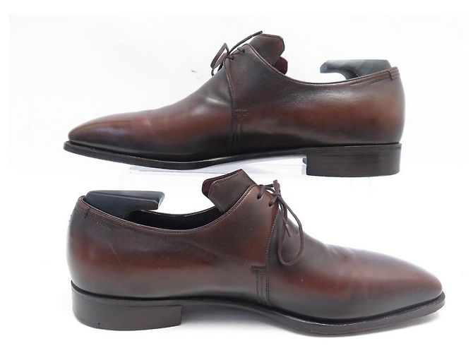 SCARPE DERBY CORTHAY ARCA 8E 41.5 scarpe in pelle marrone - vista 2