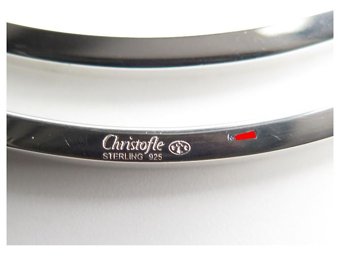 BRACCIALE CHRISTOFLE ELLISSE ARTICOLATO IN ARGENTO foderato 925 16 Cinturino in argento - view 3