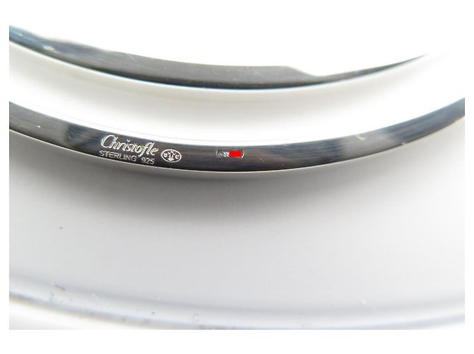 BRACCIALE CHRISTOFLE ELLISSE ARTICOLATO IN ARGENTO foderato 925 16 Cinturino in argento - view 4