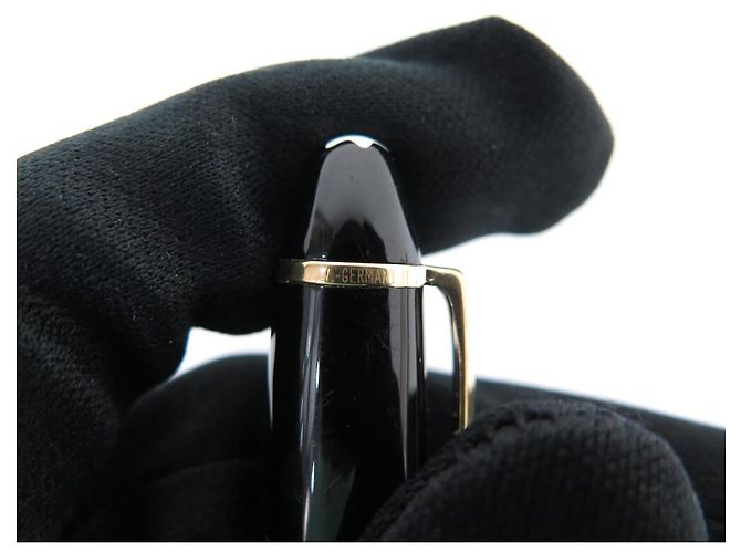 PENNA MONTBLANC MEISTERSTUCK PIUMA VINTAGE 146 PENNA STILOGRAFICA LEGRAND DORE Nero - vista 7