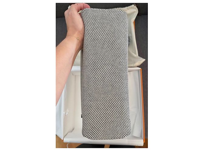 Herbag Hermès BORSA ERBA 31 ZIP DI RITORNO Nero Crudo - vista 4
