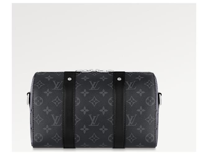 Abbesses Louis Vuitton Eclipse da cidade de LV Keepall Cinza - vista 4