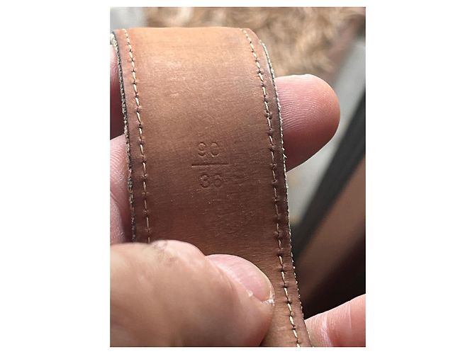 Louis Louise Louis Vuitton Gürtel Denim Hellblau - Ansicht 3
