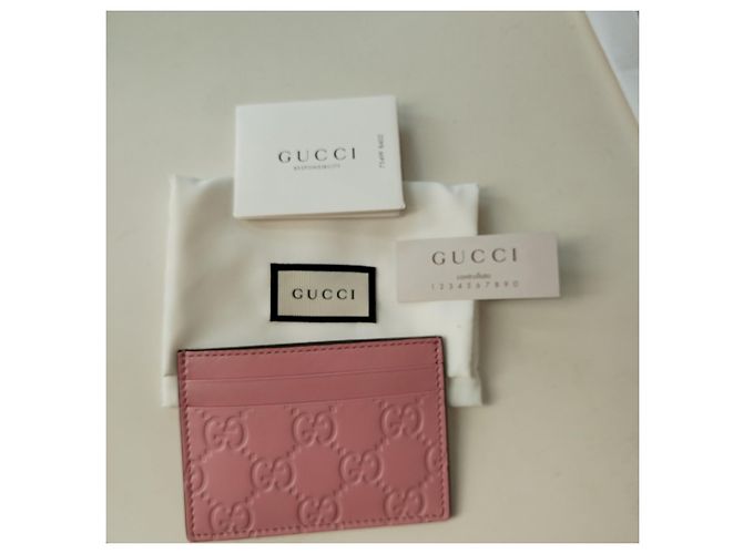 Cartera Gucci de piel de avestruz rosa - vista 2