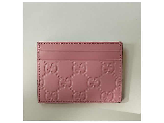 Cartera Gucci de piel de avestruz rosa - vista 4