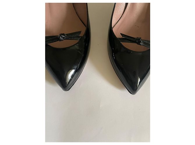 Gucci Lackleder Pumps Schwarz - Ansicht 10