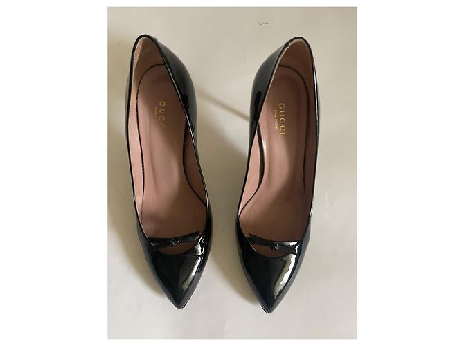 Gucci Lackleder Pumps Schwarz - Ansicht 11
