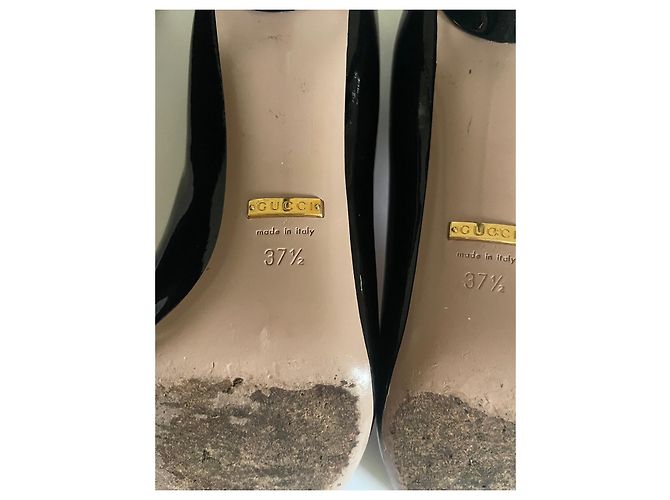 Gucci Lackleder Pumps Schwarz - Ansicht 14