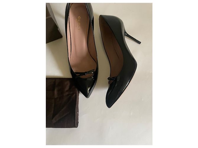 Gucci Lackleder Pumps Schwarz - Ansicht 2