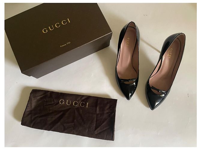 Gucci Lackleder Pumps Schwarz - Ansicht 3