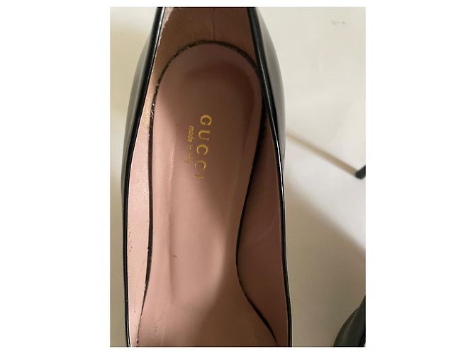 Gucci Lackleder Pumps Schwarz - Ansicht 9