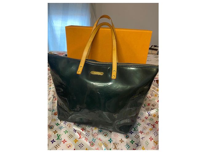 Louis Vuitton Bellevue GM Verde oscuro Azul oscuro - vista 2