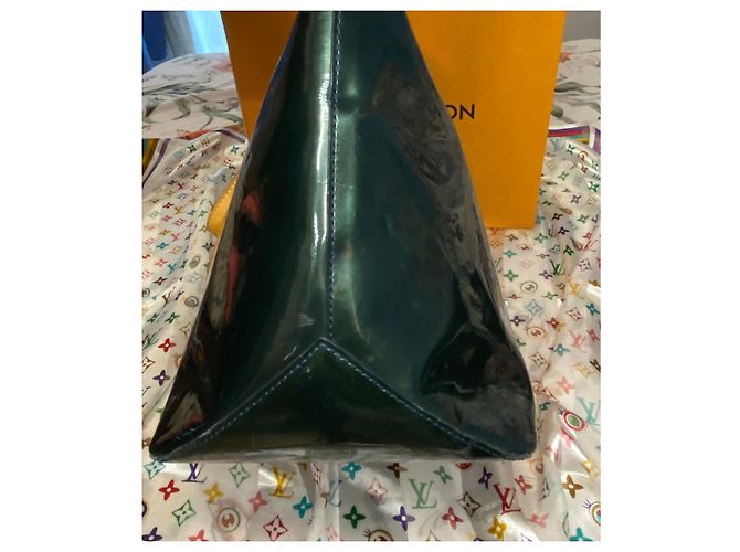 Louis Vuitton Bellevue GM Verde oscuro Azul oscuro - vista 7