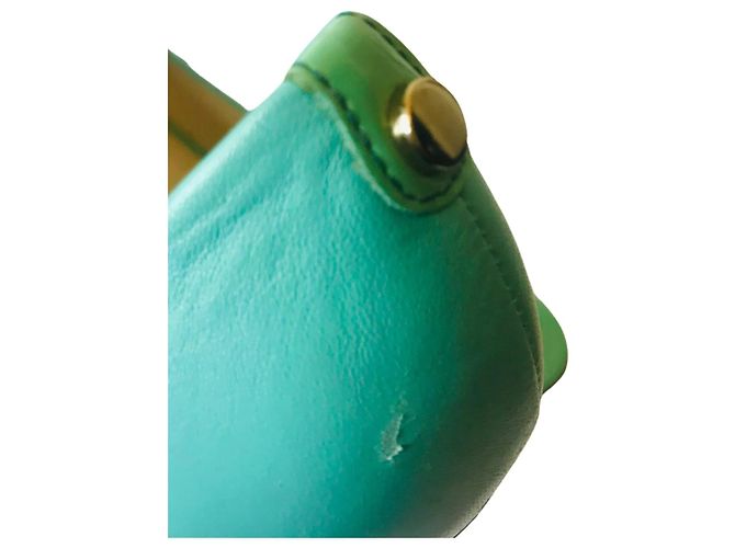 Autre Marque Offene Pumps CosmoParis Türkis - Ansicht 10