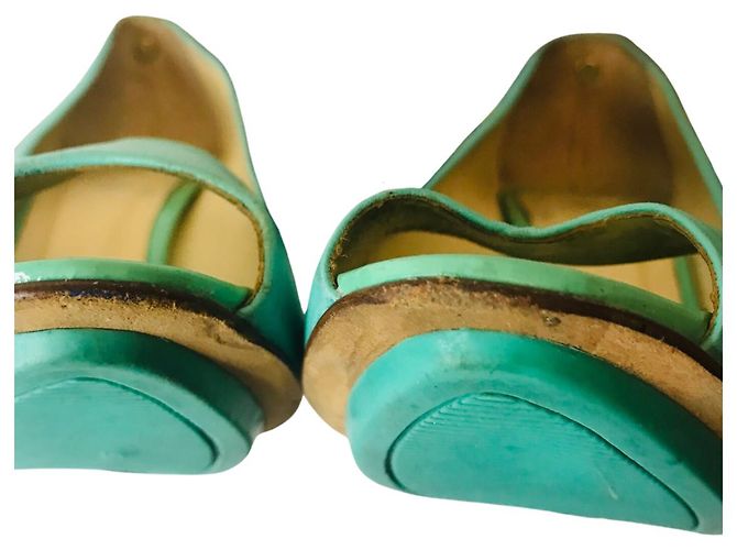 Autre Marque Offene Pumps CosmoParis Türkis - Ansicht 8