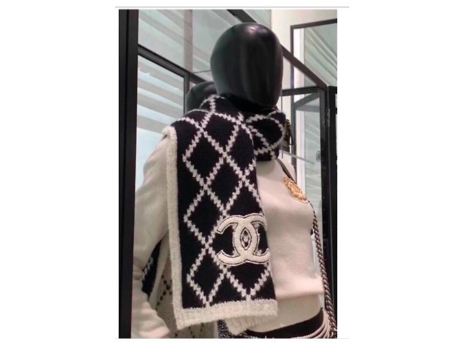 Chanel Lenços Preto - vista 4
