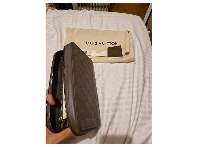 Louis Vuitton Zippy xl checkerboard Grey - view 2