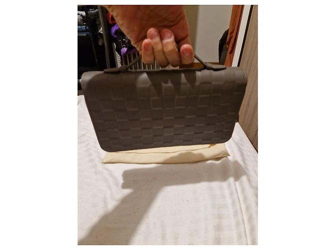 Louis Vuitton Zippy xl checkerboard Grey - view 6