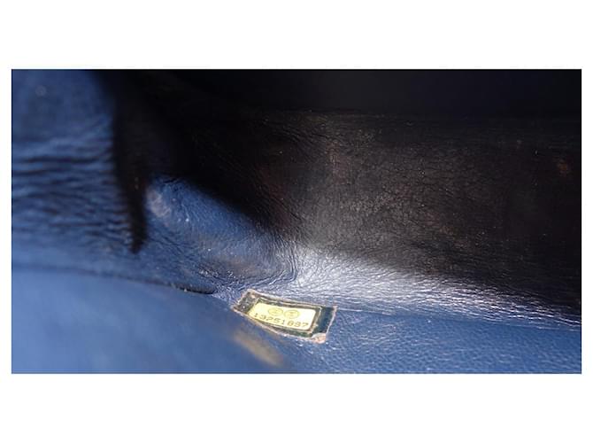 Timeless Borsa media Chanel Classic Blu navy - vista 8