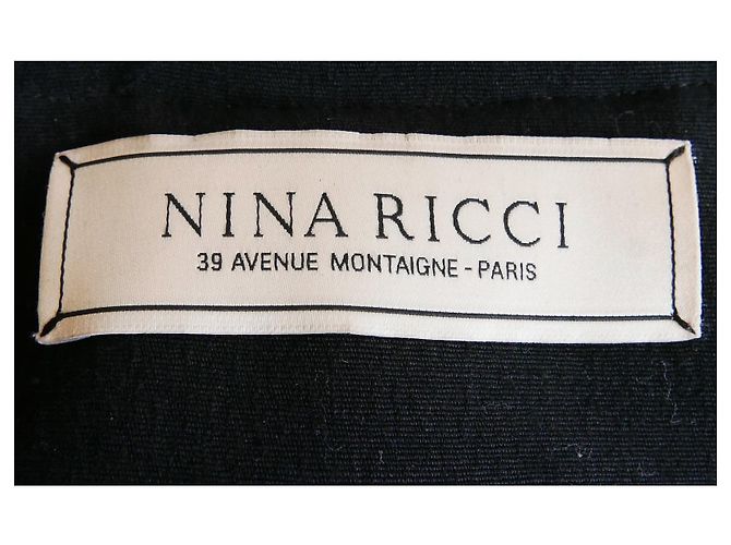 Abrigo de reloj de arena con manga de cuentas de Nina Ricci Negro - vista 10